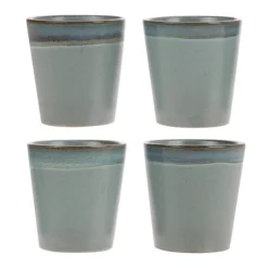 HKliving Ceramic 70's Coffee Mug Moss 8 HKliving Ceramic 70's Coffee Mug Moss