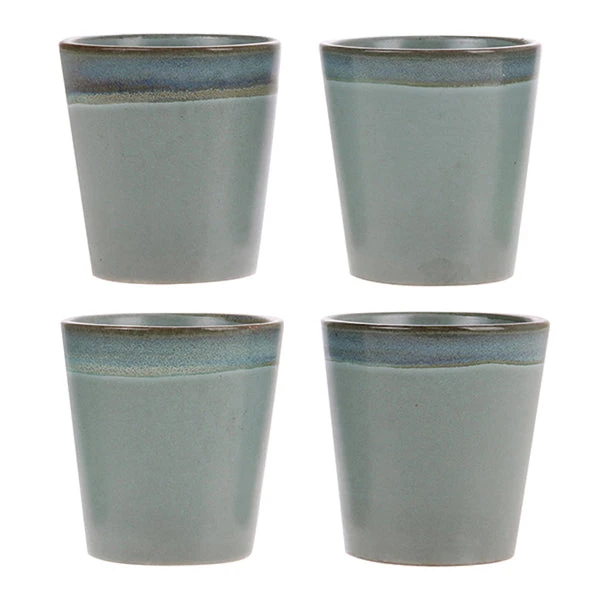 HKliving Ceramic 70's Coffee Mug Moss 5 HKliving Ceramic 70's Coffee Mug Moss