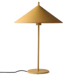 HKliving metal triangle table lamp l matt ochre