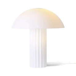 HKliving Acrylic Cupola Table Lamp White