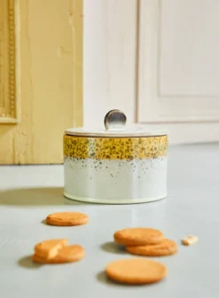 HKliving 70s Style Cookie Jar In Autumn