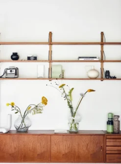 HKliving Hk Objects: Clear Low Glass Cloud Vase