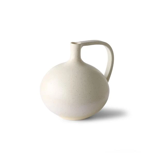 HKliving ceramic jar m white speckled 5 HKliving ceramic jar m white speckled