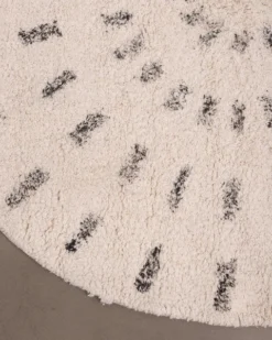 HKliving Round Bath Mat Swirl 80cm