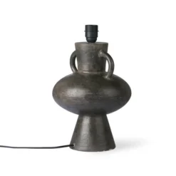 HKliving Stoneware Lamp Base Charcoal