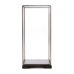 HKliving Square Glass Dome Medium