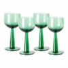 HKliving The Emeralds Wine Glass | Tall | Fern Green | Set of 4 2 HKliving The Emeralds Wine Glass | Tall | Fern Green | Set of 4