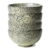 HKliving Gradient Ceramics Bowl In Green