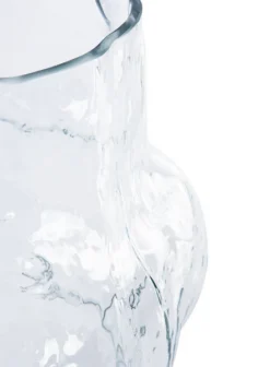 HKliving Objects Clear High Glass Cloud Vase