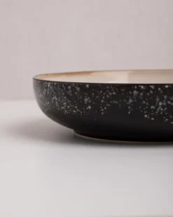 HKliving Beige Galaxy 70s Ceramic Salad Bowl 8 HKliving Beige Galaxy 70s Ceramic Salad Bowl