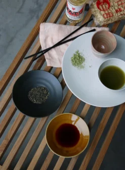 HKliving Kyoto Ceramics Japanese Small Plate In Brown