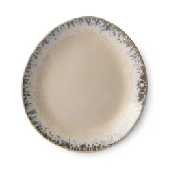 HKliving 70s ceramics: side plates, bark (set of 2)