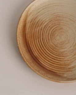 HKliving Home Chef Dinner Plate Rustic Cream