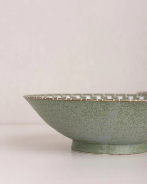 HKliving Japanese Ceramic Kyoto Salad Bowl 4 HKliving Japanese Ceramic Kyoto Salad Bowl