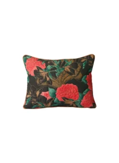 HKliving Doris Stitched Floral Cushion