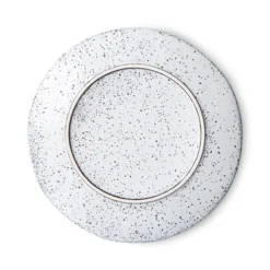 HKliving Grey & White Speckled Side Plate