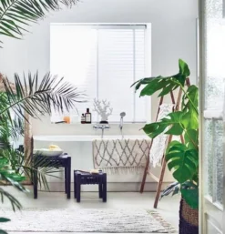 HKliving Large Berber Tufted Cotton Non Slip Mat Rug