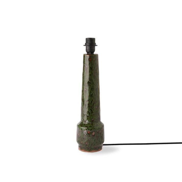HKliving Retro Stoneware Lamp Base | Lava Green 4 HKliving Retro Stoneware Lamp Base | Lava Green