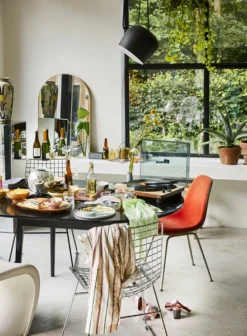 HKliving Bold & Basic Ceramics Side Plate In Yellow/Brown