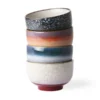 HKliving 70 S Ceramics Noodles Bowls Set Of 4 1 HKliving 70 S Ceramics Noodles Bowls Set Of 4