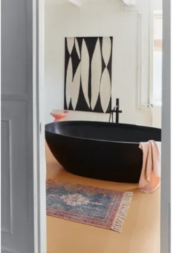 HKliving Abstract Fabric Wall Hanging | Black & White 7 HKliving Abstract Fabric Wall Hanging | Black & White