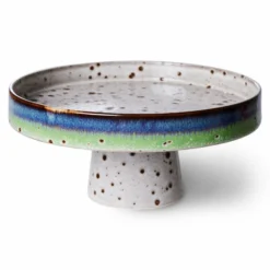 HKliving 70's Ceramics Bowl on Base | Comet