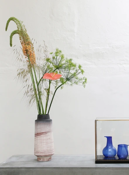 HKliving Ceramic Brown Natural Vase 3 HKliving Ceramic Brown Natural Vase