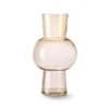 HKliving Glass Flower Vase Peach Medium
