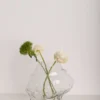 HKliving Vase Glass Cloud Low