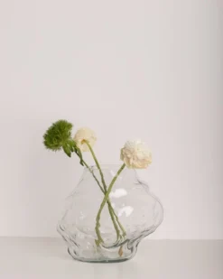 HKliving Vase Glass Cloud Low