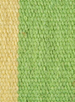 HKliving Hand Woven Wool Cushion Green (38x74)