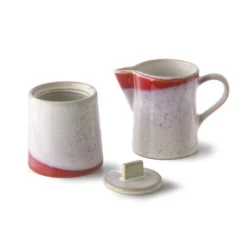 HKliving Ceramic 70 S Milk Jug Sugar Pot Set