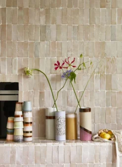 HKliving 70s Ceramics S Birch Vase