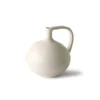 HKliving Ceramic Jar M White Speckled