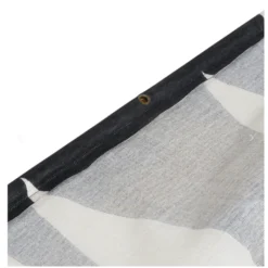 HKliving Abstract Fabric Wall Hanging | Black & White 6 HKliving Abstract Fabric Wall Hanging | Black & White