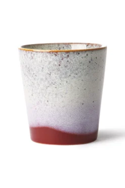 HKliving 180ml Frost White 70s Ceramics Mug