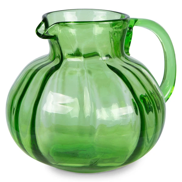 HKliving Green Glass Jug 3 HKliving Green Glass Jug
