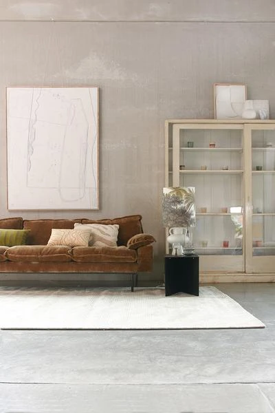 HKliving Fluffy Cushion White Beige 5 HKliving Fluffy Cushion White Beige