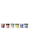 HKliving 70's Style Beakers - Set Of 6 Pluto From