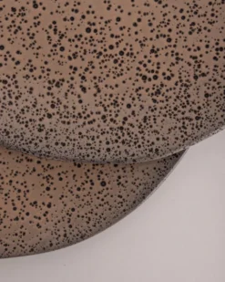 HKliving Gradient Ceramics Dinner Plate Taupe Set Of 2