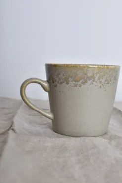 HKliving Ceramic 70s Cappucino Mug Bark