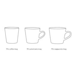 HKliving Ceramic 70 S Americano Mugs 4