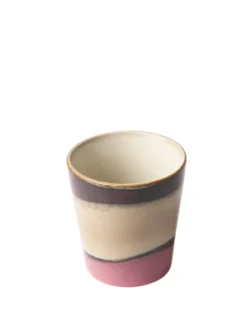 HKliving Ceramic 70s Beaker In Dunes