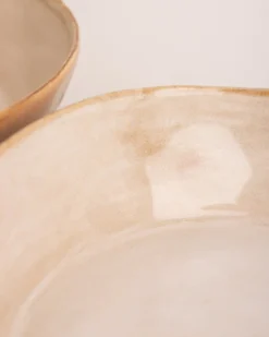 HKliving Ceramic 70s Pasta Bowl Tiger Set Of 2