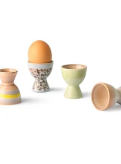 HKliving 70's Ceramics Egg Cup In Sunset