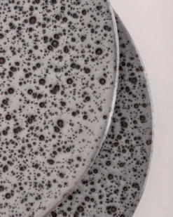 HKliving Gradient Ceramics Side Plate Cream Set Of 2