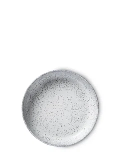 HKliving Gradient Ceramics Deep Plate In Cream