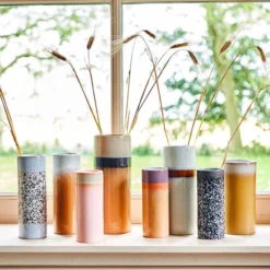 HKliving 70s Ceramics: Xs Vase Pink