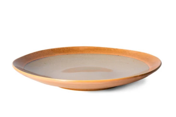 HKliving Ceramics Side Plate Earth 3 HKliving Ceramics Side Plate Earth