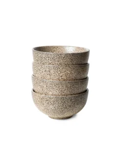 HKliving Gradient Ceramics Bowl In Taupe